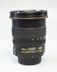 (MA5) Nikon DX AF-S Nikkor 12-24mm f/4 G ED Wide Angle zoom Lens - Picture 1 of 4
