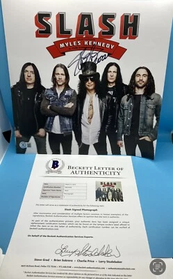 SLASH SIGNED 4 UK LIMITED EDITION VINYL BOX SET LITHOGRAPH 1/500 BAS COA LOA - Image 1 of 3