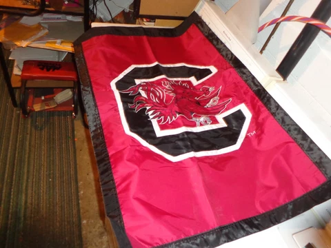 South Carolina Gamecocks Two Sided House Flag 28X42 Cover