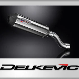 Ducati Monster 1200 & 821 2014-20 Slip On 13.5" X-Oval Stainless Exhaust Muffler - Picture 1 of 6