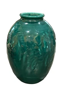 Rookwood Pottery High Gloss Greenish Blue Figural Stallion Vase MCM #6889 7” - Picture 1 of 5