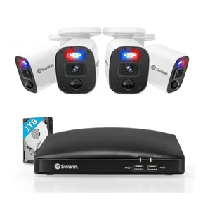 Swann Home 8 Channel 4 Bullet Camera HD 1TB DVR Security System SWDVK-846804MQB - Picture 1 of 2