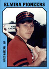 1985 Elmira Pioneers TCMA #12 Greg Lotzar Birmingham Michigan MI Baseball Card