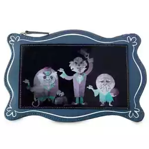 GOTHIC DISNEY PARKS HAUNTED MANSION HITCHHIKING GHOSTS LENTICULAR PURSE POUCH - Picture 1 of 3