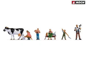 15609 Noch HO Famiglia in fattoria con accessori scala 1:87 - Picture 1 of 1