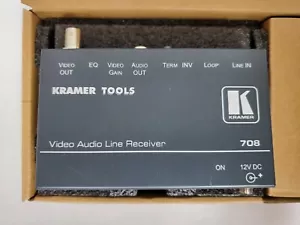 Kramer 708 | Ricevitore di linea audio video (USATO - con adattatore CA NUOVO) - Foto 1 di 5