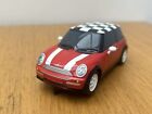 Scalextric Digital Car C2881 Red Mini Cooper Chequerboard Roof