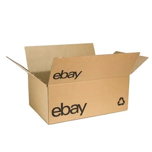 15" x 10" x 6" (Shoe) Boxes – Black Logo - Picture 1 of 2