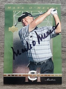 Mark O'Meara Signed 2003 Upper Deck Card #MC-27 Golf PGA HOF Auto LEGEND RAD