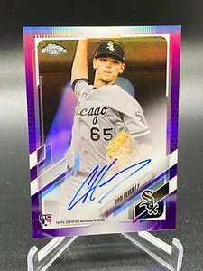 2021 Topps Chrome CODI HEUER PURPLE REFRACTOR AUTO 134/250 WHITE SOX RC RA-CH - Picture 1 of 2