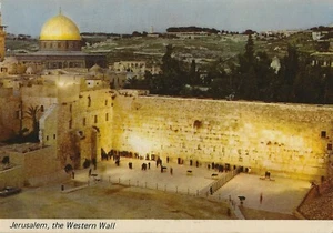AK Israel Jerusalem Klagemauer bei Nacht 1964 NrMINT - Bild 1 von 1