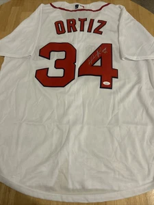 David Ortiz Boston Red Sox Autographed Jersey With HOF Inscription JSA Certified - Picture 1 of 7