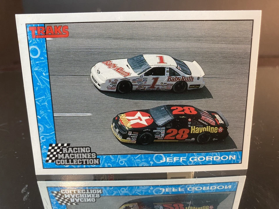 Jeff Gordon #1 Baby Ruth Traks Racing Machines Collection 1992 Card #40 Allison - Image 1 of 1