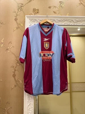 Aston Villa 1999-00 Reebok Home Shirt M - Image 1 of 4