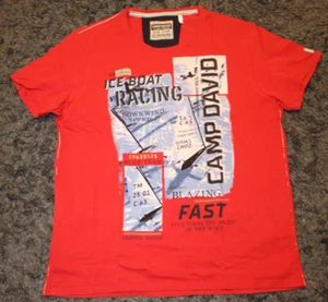 CAMP DAVID ღღ T-Shirt kurzarm ღღ rot & Motiv ღღ Gr. XXXL ღღ - Bild 1 von 2
