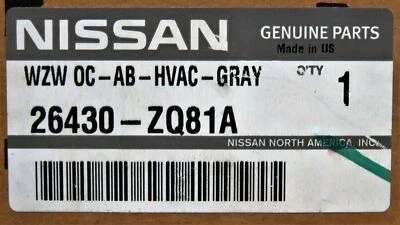 Genuine OEM Nissan 26430-ZQ81A Overhead Console w/ Map Light 2007-2012 Armada - Image 1 of 3