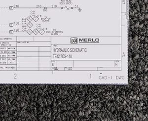 Manual de diagrama esquemático hidráulico manipulador telescópico Merlo TF42.7CS-140 - Imagen 1 de 1
