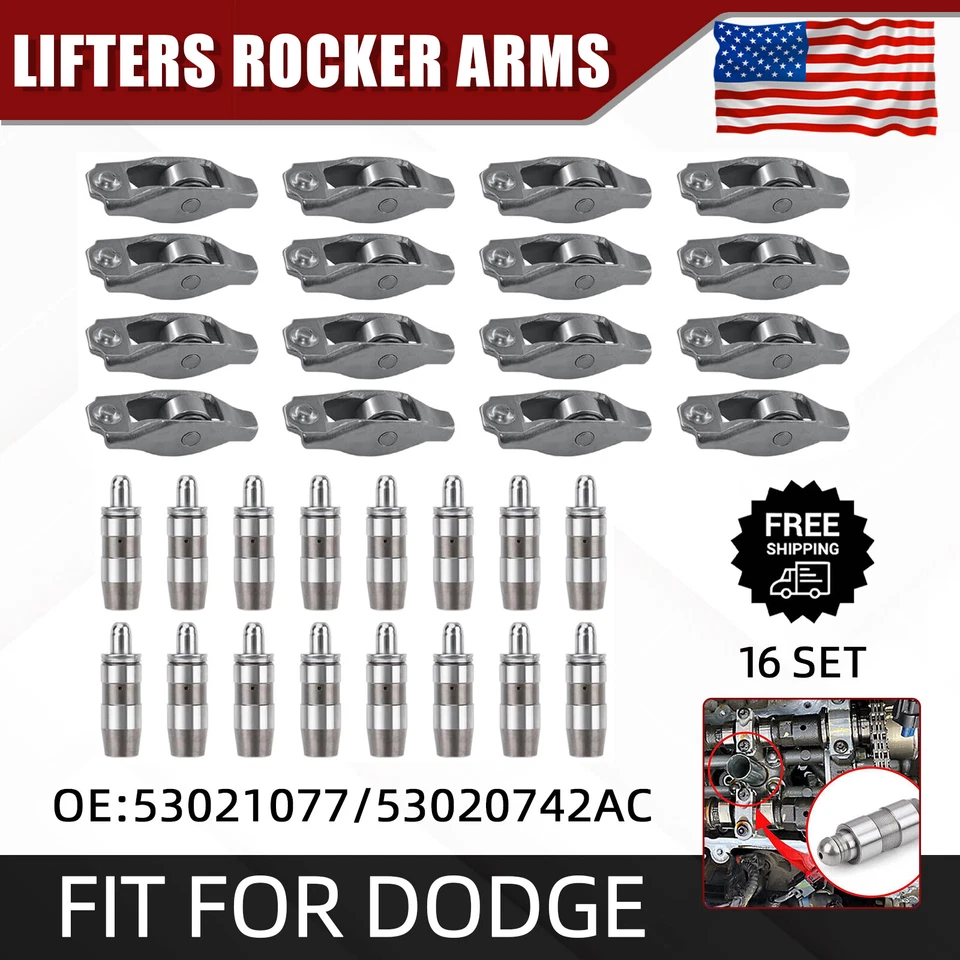 Set of Lifters Rocker Arms 32pcs For Jeep 2001-2009 Grand Cherokee 4.7L - Image 1 of 4
