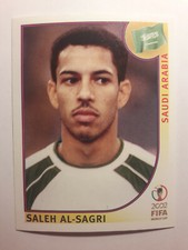 2002 Panini World Cup World Cup Korea Japan Sticker No. 337 Saleh Al-Sagri Saudi Arabia