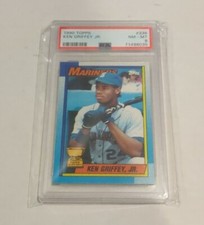71270371 KEN GRIFFEY Jr. 1990 Topps 336 All-Star Rookie Cup PSA 8 HOF