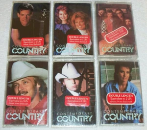 6 TIME LIFE Contemporary Country Music Cassette Tapes Sealed LOT Brand NEW Gold  - Picture 1 of 7