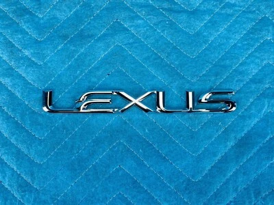 Lexus  LX470 GX470 LX570 Liftgate Nameplate "LEXUS" 1998-2011 OEM - Image 1 of 4