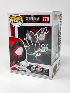 Nadji Jeter Spider-Man Miles Morales #770 Firmado Funko Pop Certificado JSA Autógrafo - Imagen 1 de 7