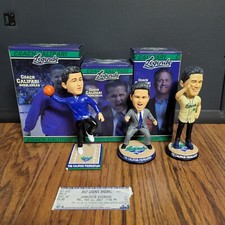 2017  Lexington Legends 3 Bobbleheads Set SGA John Calipari with 1 ticket stub