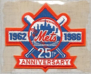 1986 NEW YORK METS Cooperstown Collection TEAM PATCH Willabee & Ward PATCH ONLY - Picture 1 of 1