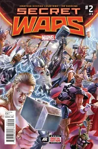 SECRET WARS #2 MAIN ALEX ROSS COVER 1ST GOD EMPEROR DOOM 1ST PRINT MARVEL SWBX - Picture 1 of 2