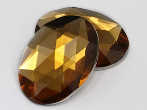 Large Oval Gems 40x30mm Rhinestones for Jewelry Making  - 4PCS - Picture 1 of 22