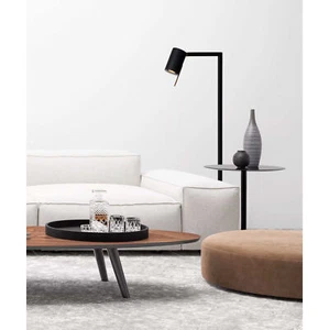 Lucide Lampada da terra da lettura base e struttura in metallo e paralume orient - Foto 1 di 8