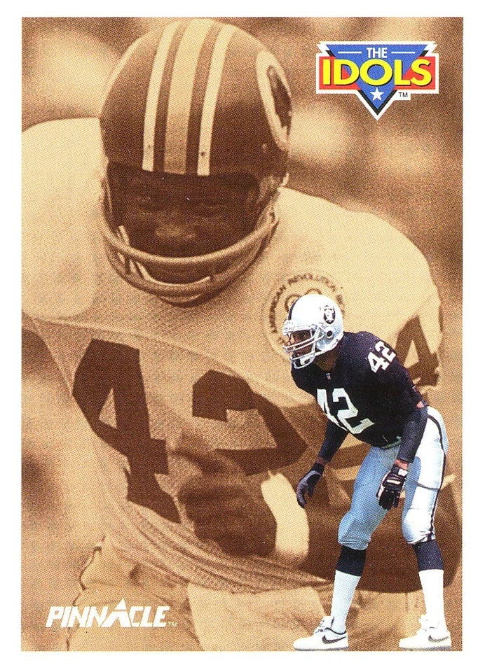 IDOLS Ronnie Lott RAIDERS USC HOF Charley Taylor REDSKINS ASU SUN-DEVILS - Image 1 of 1