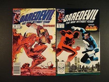 Marvel Comics Daredevil #249 vs Wolverine and  #257 vs Punisher VF/NM 1987