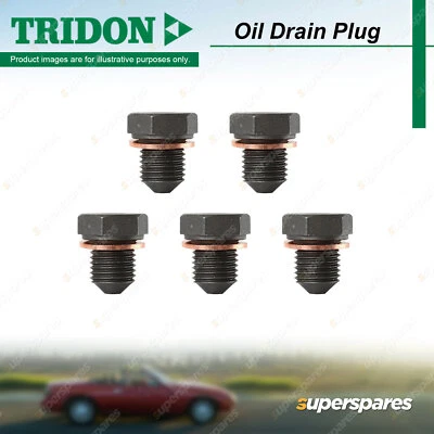 5Pcs Tridon Oil Drain Plugs for Volkswagen Golf MKVII BA BV 5G BQ BE Polo Tiguan - image 1 of 2