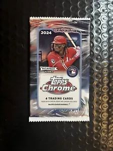 2024 Topps Chrome Baseball Pack Guaranteed Auto Card Hot Pack Elly de la Cruz? - Picture 1 of 1