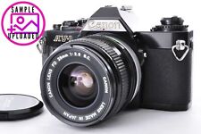 Canon AV-1 Black 35mm SLR Film Camera w/FD 28mm F2.8 SC Lens [Near Mint-] Japan
