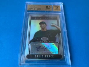 David Price 2007 Bowman refractores esterlina novato automático BGS 9,5 - Imagen 1 de 3