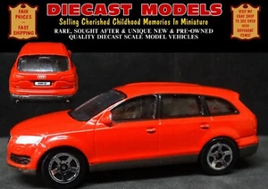 LOVELY RED 2005-14 AUDI Q7 SUV (4L) 1:65 SCALE DIECAST COLLECTIBLE MODEL CAR - Picture 1 of 17