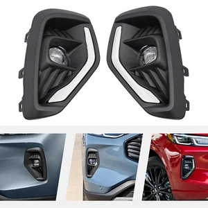 For 2023 Ford Escape Front Bumper Fog Light LED Fog Lamp w/Cover & Wire Harness - Foto 1 di 17