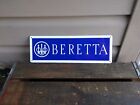 BERETTA FIRE ARMS Metal Sign 9MM Hunting Shop Store 4x12 50043