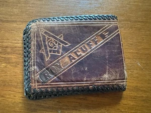 Vintage Roy Acuff Persönliche Geldbörse Leder Custom Home Adresse Land Nashville  - Bild 1 von 9