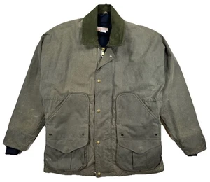 Filson Shelter Cloth Coat 460N Tin Cloth Green & Style 92 Liner Men’s Medium USA - Bild 1 von 7