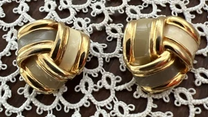 Pendientes de clip Joan Rivers beige multicolor - Imagen 1 de 11
