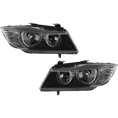 Driver and Passenger Side Headlight For BMW 328i 09-12 Halogen Sedan/Wagon Foto 1 de 4