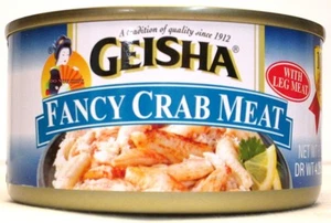 Geisha Wild Caught Fancy Crab Meat (Pack of 3) 6 oz Cans - Picture 1 of 1