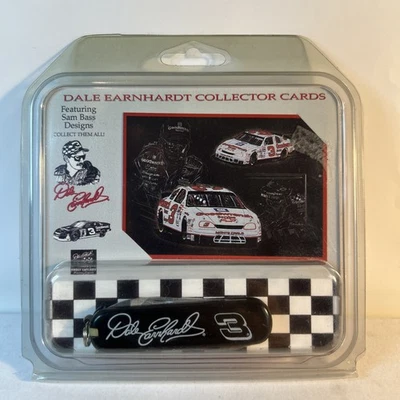 Faca de bolso Nascar Dale #3 Earnhardt com cartão de colecionador Sam Bass Design - Imagem 1 de 4