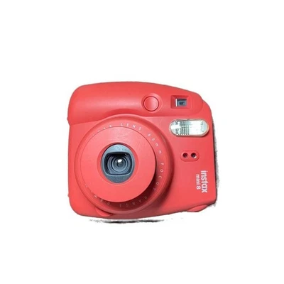 Fujifilm Instax Mini 8 Instant Camera Raspberry Bundle - Image 1 of 4
