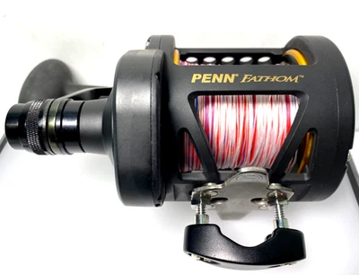 Carrete de pesca Penn FTH60LD2 Fathom 2 velocidades de agua salada cambio rápido - EXCELENTE Foto 1 de 4