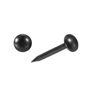 Upholstery Tacks Nail Pins Furniture, 100Pcs 5x17mm Metal, Black - Photo 1/6
